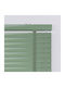 BetterHome 825009 Jalousie & Rollladen aus Aluminium in Türkis Farbe P80xH160cm