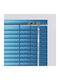BetterHome 837003 Щора Със Син Алуминиев Материал Ширина 80х Височина 100см