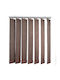 BetterHome 624014 Jalousie & Rollläden Stoff in Braune Farbe P160xH100cm