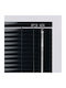 BetterHome 836030 Щора За Засенчване От Алуминий В Черен Цвят Ш140xВ120см