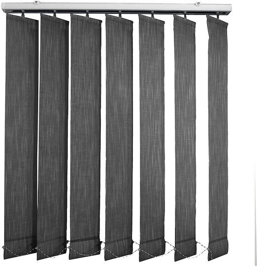 BetterHome 621083 Στόρι Σκίασης Υφασμάτινο σε Μαύρο Χρώμα Π200xΥ180εκ.
