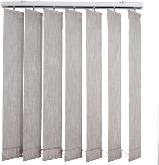 BetterHome 621075 Στόρι Σκίασης Υφασμάτινο σε Γκρι Χρώμα Π160xΥ300εκ.