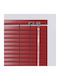 BetterHome 836815 Jalousie & Rollladen aus Aluminium in Roter Farbe P100xHöhe140cm