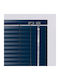 BetterHome 836172 Στόρι Σκίασης Αλουμινίου σε Μπλε Χρώμα Π120xΥ100εκ.