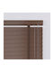 BetterHome 805215 Jalousie & Rollladen aus Holz in Brauner Farbe P80xH80cm