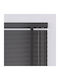 BetterHome 805222 Wooden Blinds in Grey Colour P100xH80cm