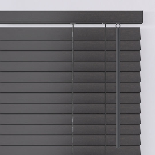 BetterHome 815222 Στόρι Σκίασης Ξύλινο σε Γκρι Χρώμα Π80xΥ120εκ.