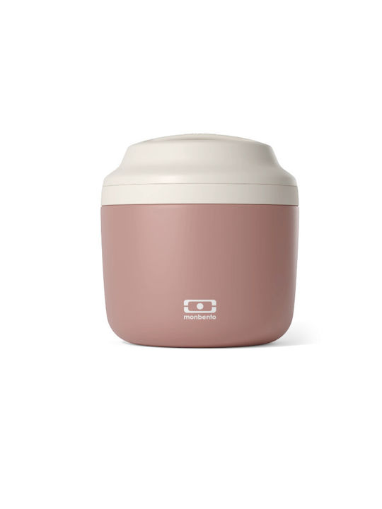 Monbento Δοχείο Φαγητού Inox Θερμός Ροζ 550ml