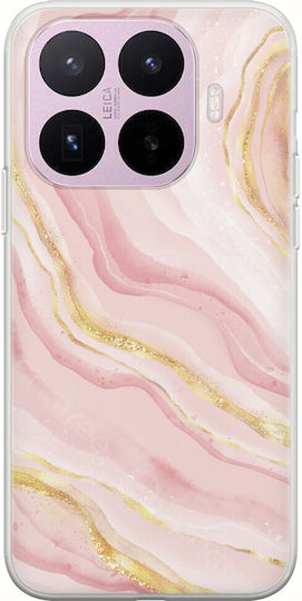 Frogs Handyhülle Gebrochener Marmor Rosa Gold Xiaomi 17t 5g Flexible Tpu Transparente Silikon