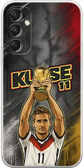 World Stars Collection Case Miroslav Klose Samsung Galaxy M34 5g Flexible TPU Transparent Silicone