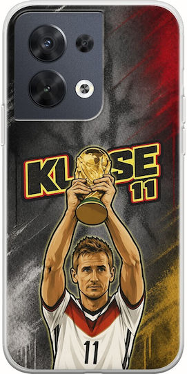 Θήκη World Stars Collection Miroslav Klose Oppo Reno 8 5g Flexible Tpu Διάφανη Σιλικόνη