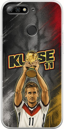 Калъф World Stars Collection Miroslav Klose Huawei P Smart Гъвкав TPU Прозрачен Силикон