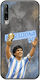 Калъф World Stars Collection Diego Maradona Samsung Galaxy A30s Черен TPU Силикон