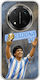 Husă World Stars Collection Diego Maradona Honor Magic 7 Lite 5g Flexibil TPU Silicon Transparent