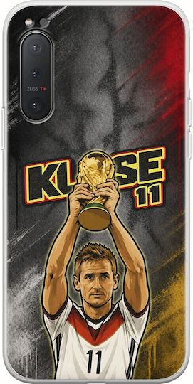 World Stars Collection Case Miroslav Klose Sony Xperia 5 Flexible TPU Transparent Silicone