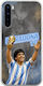 Калъф World Stars Collection Diego Maradona OnePlus Nord Гъвкав TPU Прозрачен Силикон