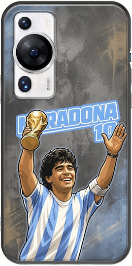 Калъф World Stars Collection Diego Maradona Huawei P60 Черен TPU Силикон
