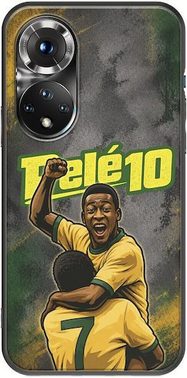 World Stars Collection Pele Case Huawei Honor 50 Black TPU Black Silicone
