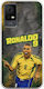 Калъф World Stars Collection Ronaldo Tcl 408 Гъвкав TPU Прозрачен Силикон