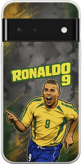 Husă World Stars Collection Ronaldo Google Pixel 6 Pro 5g Flexibil TPU Silicon Transparentă