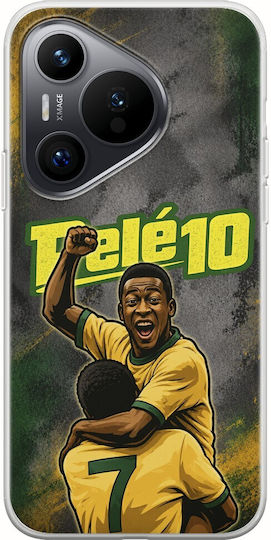 World Stars Collection Pele Case Huawei Pura 70 Flexible TPU Transparent Silicone