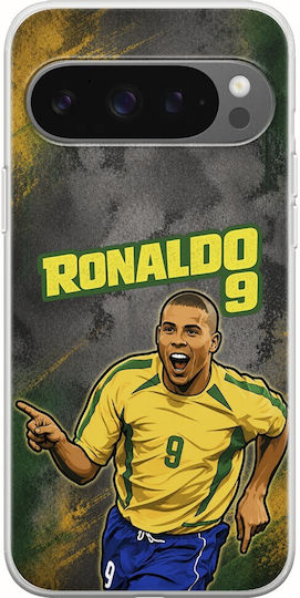 Husă World Stars Collection Ronaldo Google Pixel 9 5G TPU Flexibil Silicon Transparentă