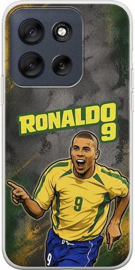 Mobile Phone Case World Stars Collection Ronaldo Motorola Moto G56 5g Flexible TPU Transparent Silicone
