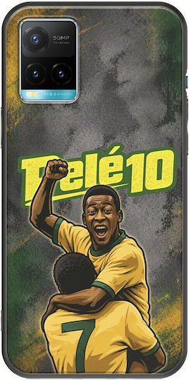 Husă World Stars Collection Pele Vivo Y21s Black TPU Siliconă Neagră
