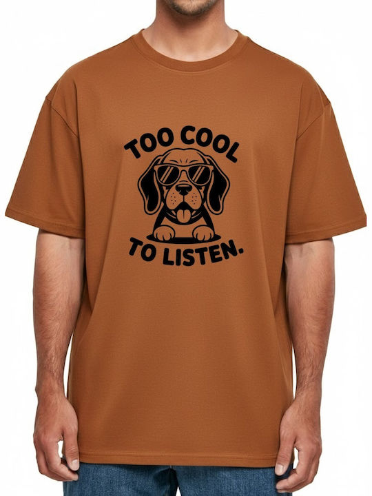 Oversized T-Shirt Dog Design Sunglasses Too Coo...