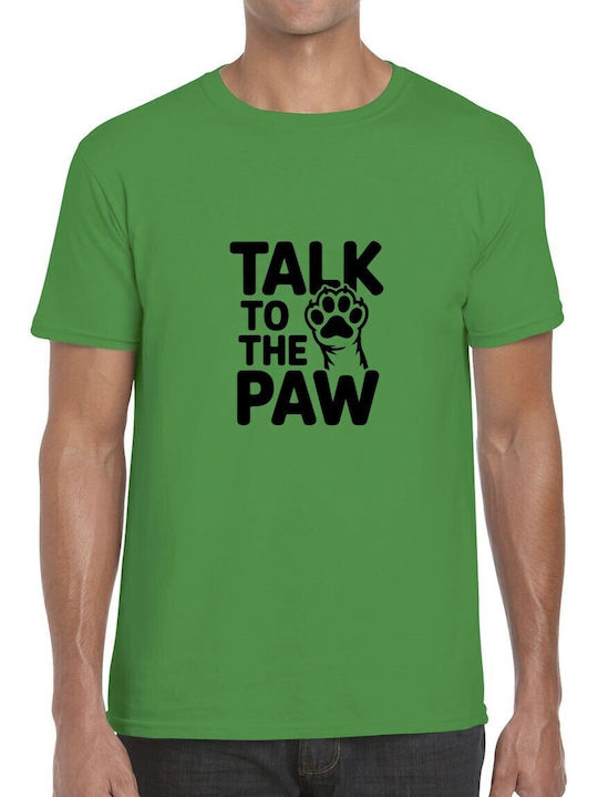 T-shirt Talk To Paw Paw Print Pop Culture Irish...