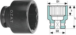 OZAT Priză Pneumatic Socluri Cu Canelură Cu Gazdă Cadru 3/4" Diametru 12 / 3/4" / 63 / 44 / 64 / 25.5