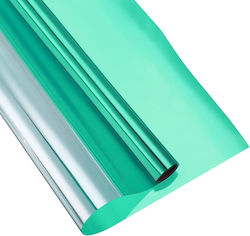 Green Static Privacy Thermal Insulating Window Film 90x300 Cm