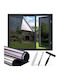 Self-adhesive Mirror Window Film Uv Protection Dark Gray 60x400cm
