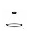Slamp Lumini Suspendate Negru LED Cu Lumină Alb Cald