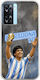 World Stars Collection Diego Maradona Oppo A77 5g Flexible TPU Transparent Silicone Case