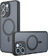 Techsuit Silicone Black Back Cover (Oppo Reno15 F)