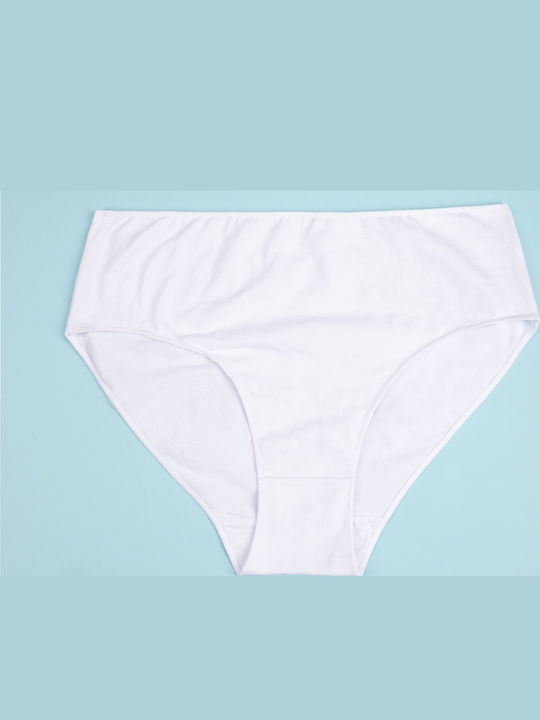 Basic White Women's Briefs Size 2XL White