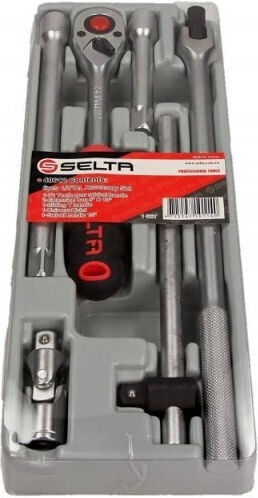 Selta Sockets with Frame Host 1/2" Set 6 Pieces