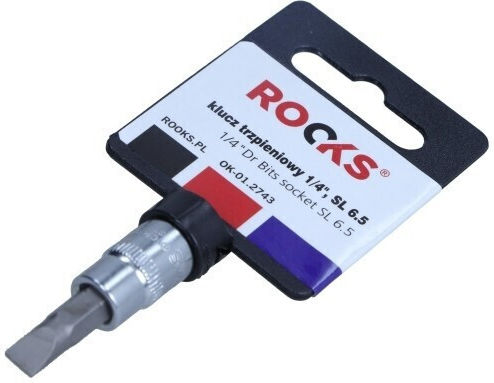 Rooks Καρυδάκι με Καρέ Υποδοχής 1/4" Διάμετρος 6.5mm