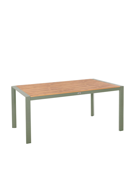 Outdoor Aluminum Table Goya 160x80x75cm
