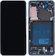 Screen with Touch Mechanism and Frame for Galaxy S21 (Grey)