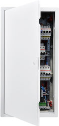 Vevor Πόρτα Επίσκεψης Γυψοσανίδας 77x39 Εκ Γαλβανισμένος Χάλυβας Λευκή Άνοιγμα 37x75 Εκ Jsjxmb1429in7lpr9001v0