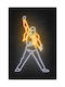 Poster Neon Art Freddie Mercury 30 x 40 cm
