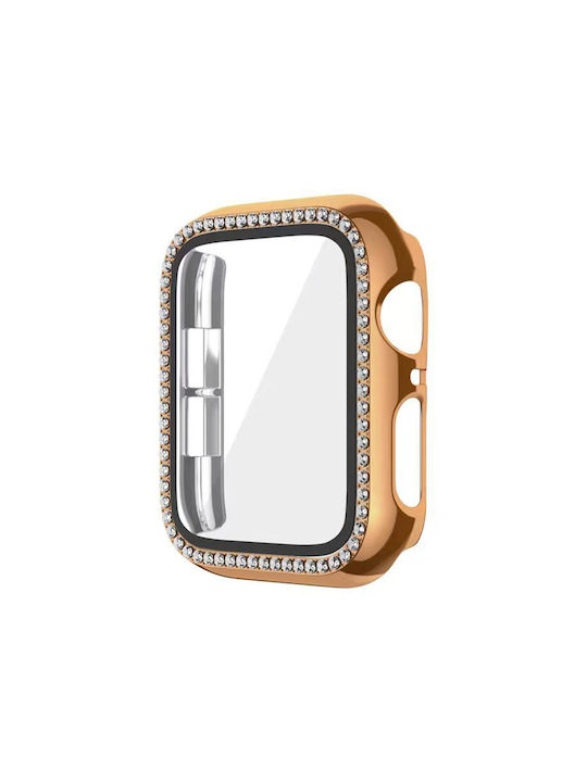 Sonique Husă Plastică Cu Sticlă Călită Bronzată Pentru Apple Watch 41mm Sonique Husă Plastică Cu Sticlă Călită Bronzată Pentru Apple Watch 41mm