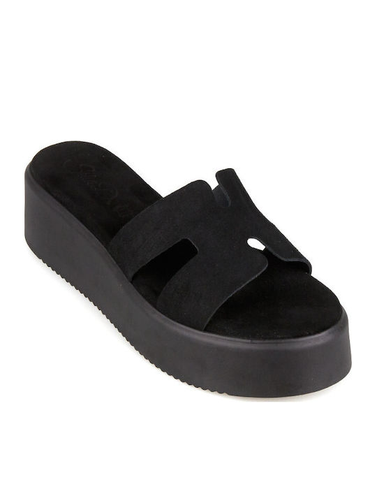 Silia D Women's Black Summer Platforms
