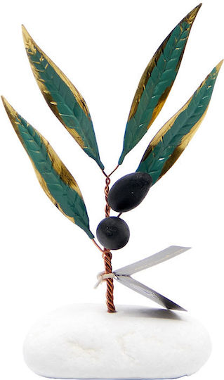 Alexandros Handmade Tabletop Decor Olive Branch Classic Green 8x13