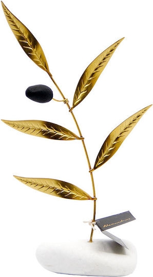 Alexandros Handmade Tabletop Decor Olive Branch Medium Diagonal 9x18