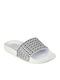 Cali Pop Ups Everyday Glam Flip-Flops in White Colour