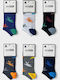 Design Socks Αθλητικά Παιδικά Σοσόνια Πολύχρωμα 6 Ζευγάρια