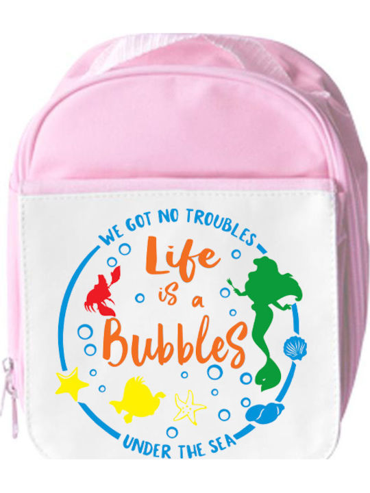Children's Bag Ariel Pink 33x25x10cm